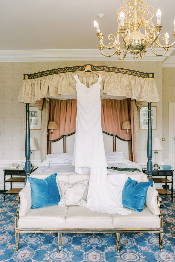 Bridal Suite with Bridal Gown at the K Club