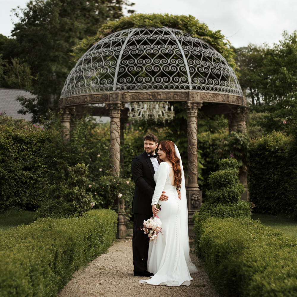 Katie and Alex in the Gardens of Ballyseede Castle