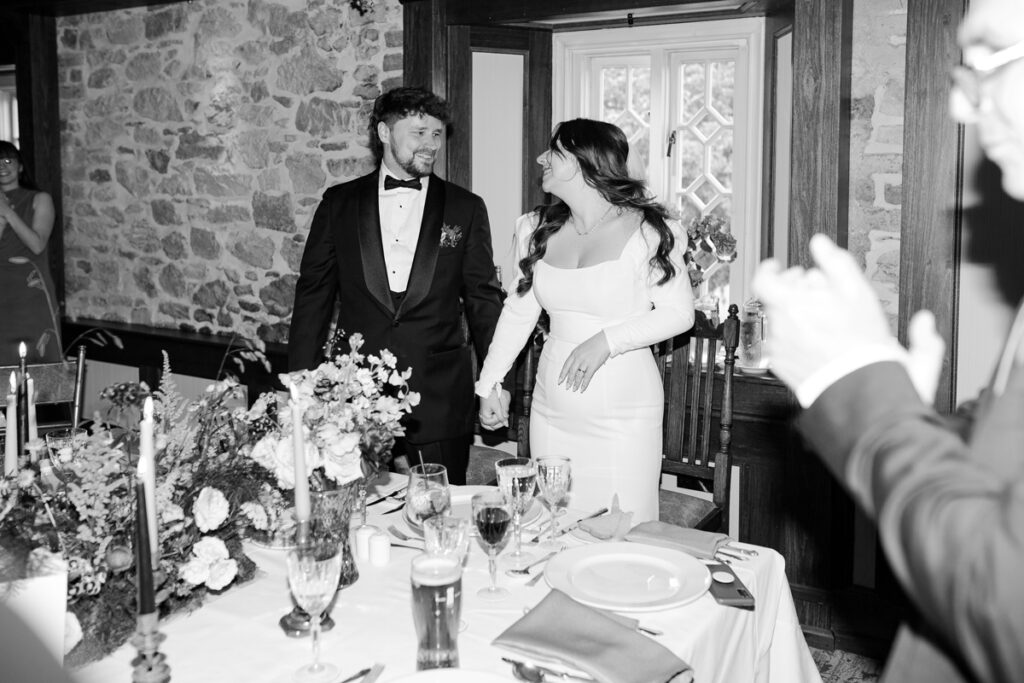 The Newly Weds entered the Ballroom